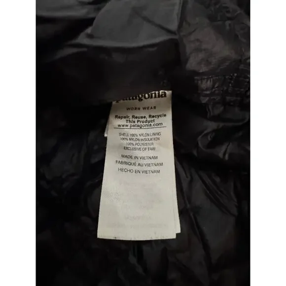 Patagonia Women's Micro Puff Vest Shiny Black Size S - Picture 6 of 7